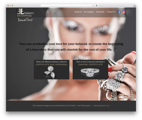 Optimizer PRO top WordPress theme - eternityenterprise.com