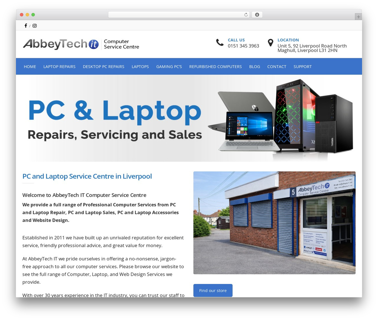 Ostrya theme WordPress - abbeytech.net