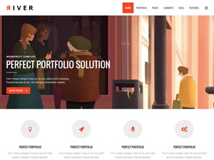 River best WordPress theme