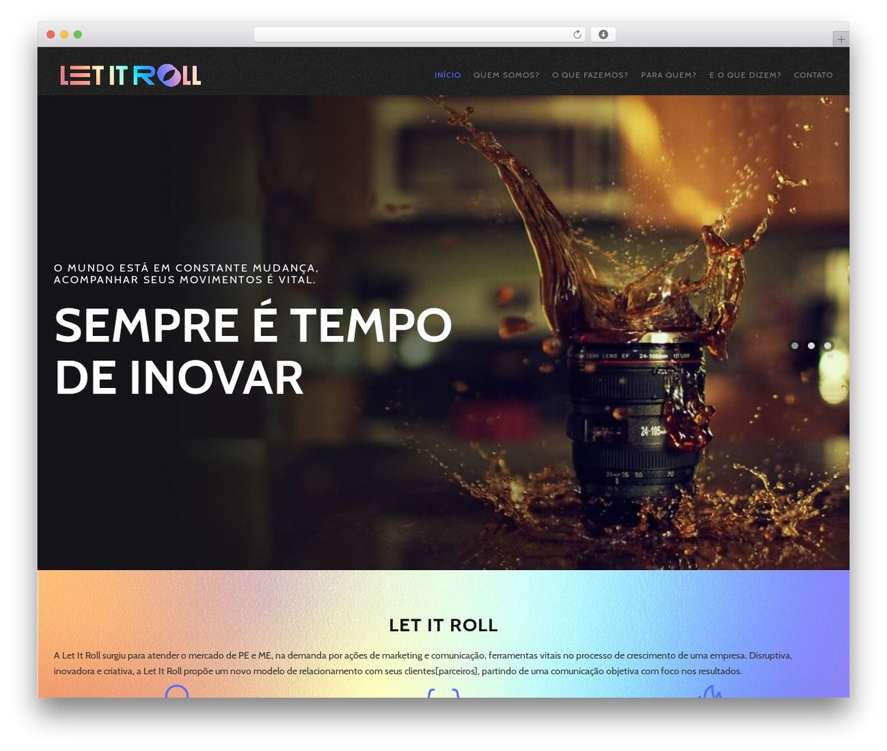 Starter WordPress theme - letitroll.com.br Starter WordPress theme - letitroll.com.br