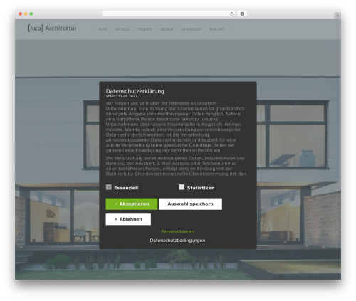 Theme WordPress Arctic - lu-p.de