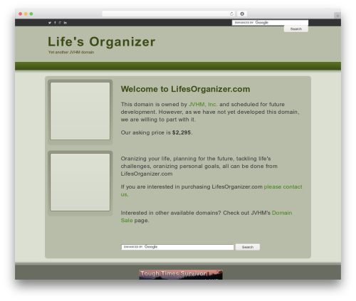 Webphysiology ads WordPress plugin - lifesorganizer.com