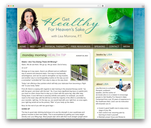 WordPress theme Genesis - lisamorrone.com