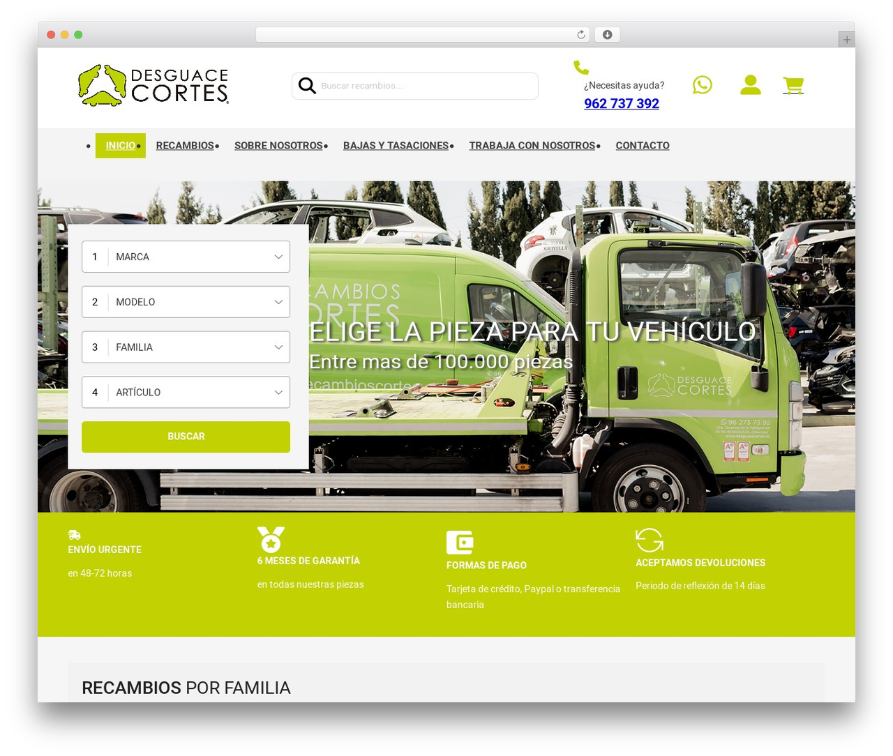 WordPress theme Bricks - desguacecortes.es WordPress theme Bricks - desguacecortes.es