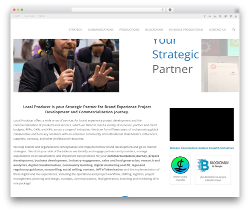 WordPress theme REVENTON - local-producer.com