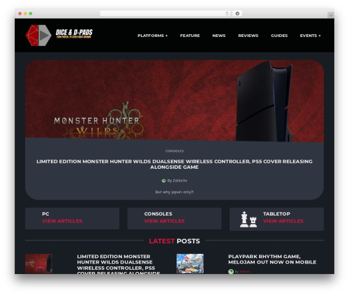 SquadForce WordPress website template by nK - killerskins.com