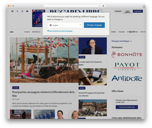 Uicore elements WordPress plugin - leregardlibre.com