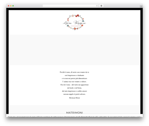 WordPress theme Vega - luisaveronese.it WordPress theme Vega - luisaveronese.it