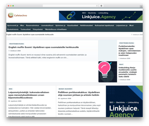 WordPress theme wp t misc - cafetechno.fi