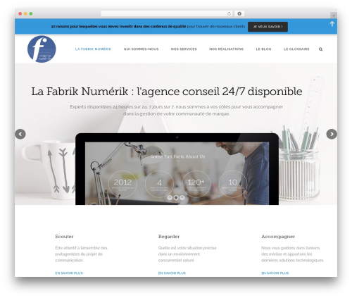 Akal WordPress theme - lafabriknumerik.fr