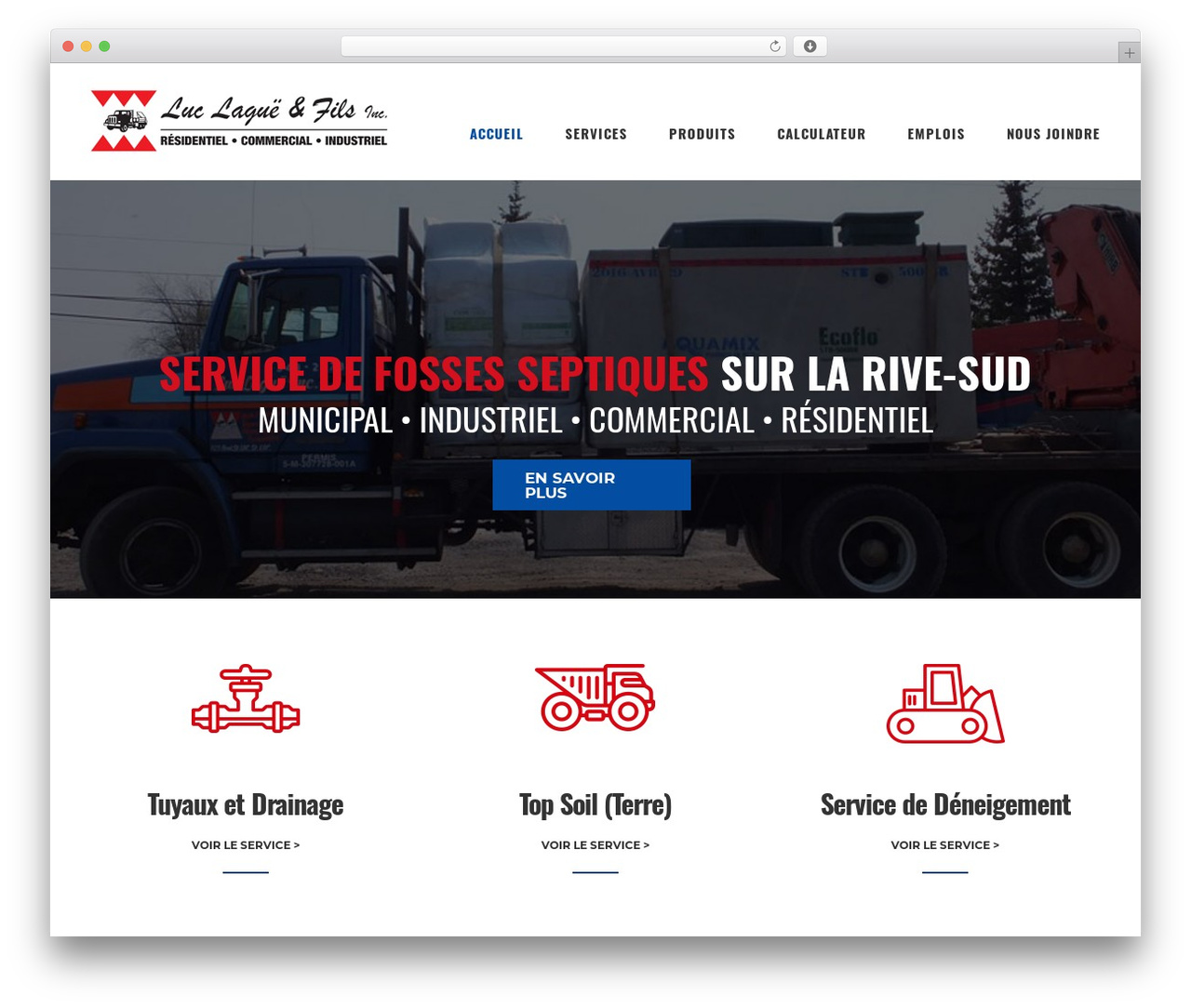 Avada WordPress theme - luclague.ca