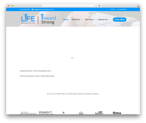 Divi WP theme - liferecoveryprogram.com