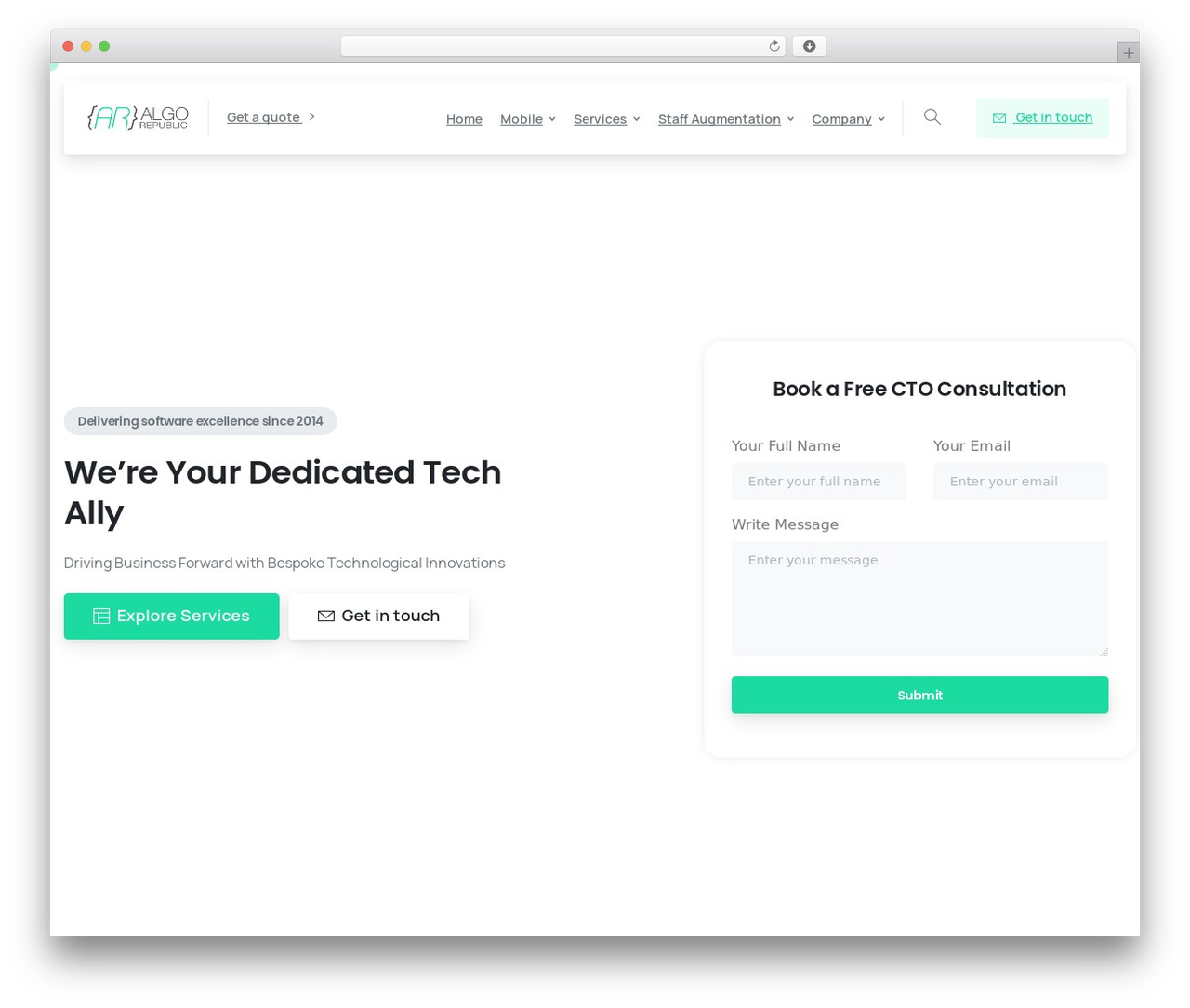 Essentials WordPress theme - algorepublic.com