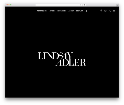 Flatbase personal blog example - lindsayadlerphotography.com
