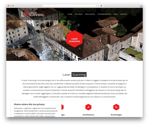 Future Arhitecture WordPress theme - laserscanning.it