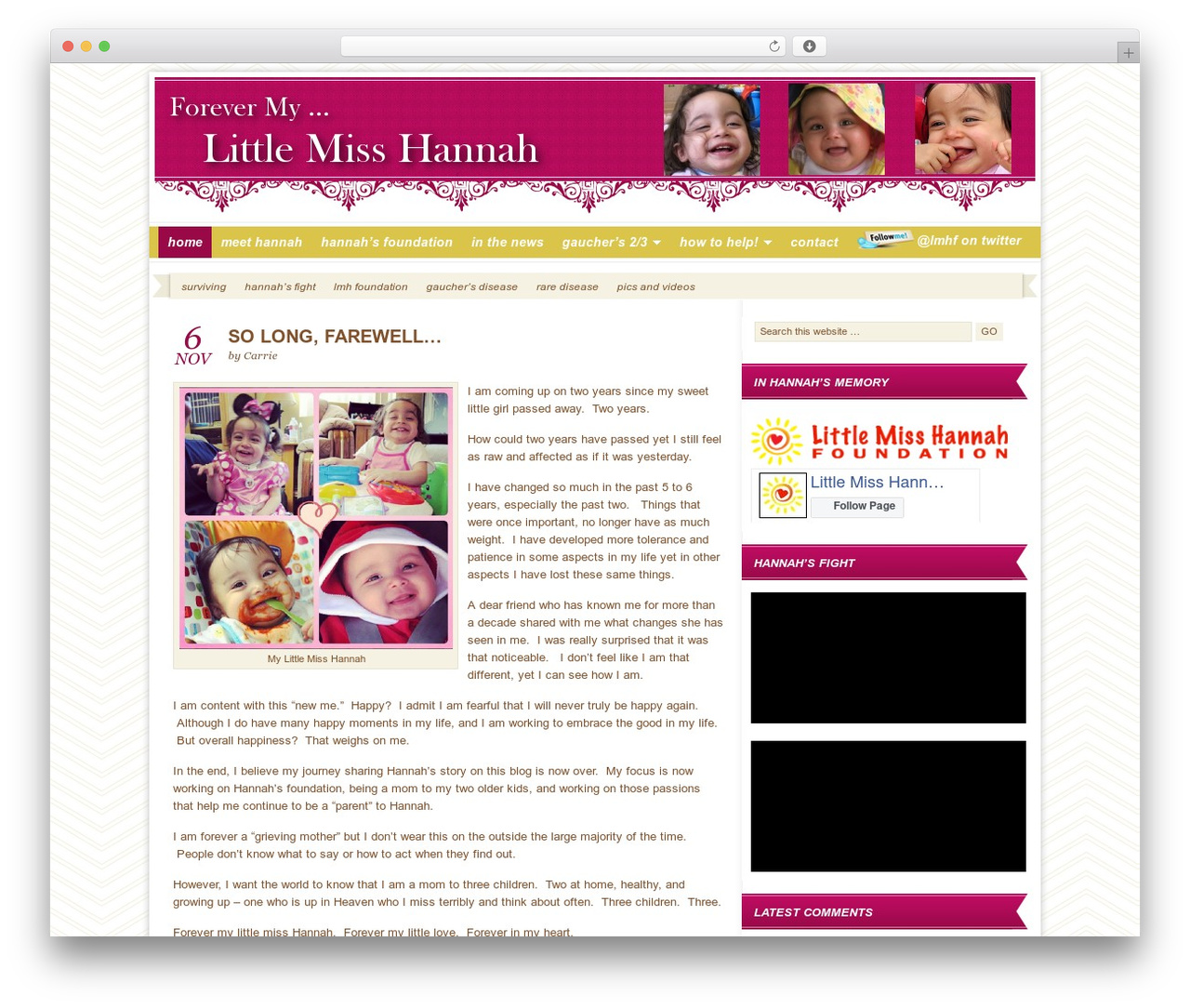 Genesis WordPress theme - littlemisshannah.com Genesis WordPress theme - littlemisshannah.com