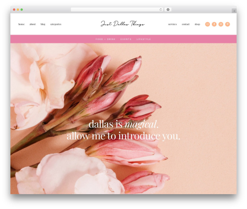 Genesis WordPress theme - justdallasthings.com