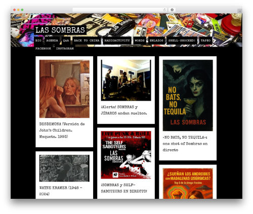 Gridz theme WordPress - lassombras.net