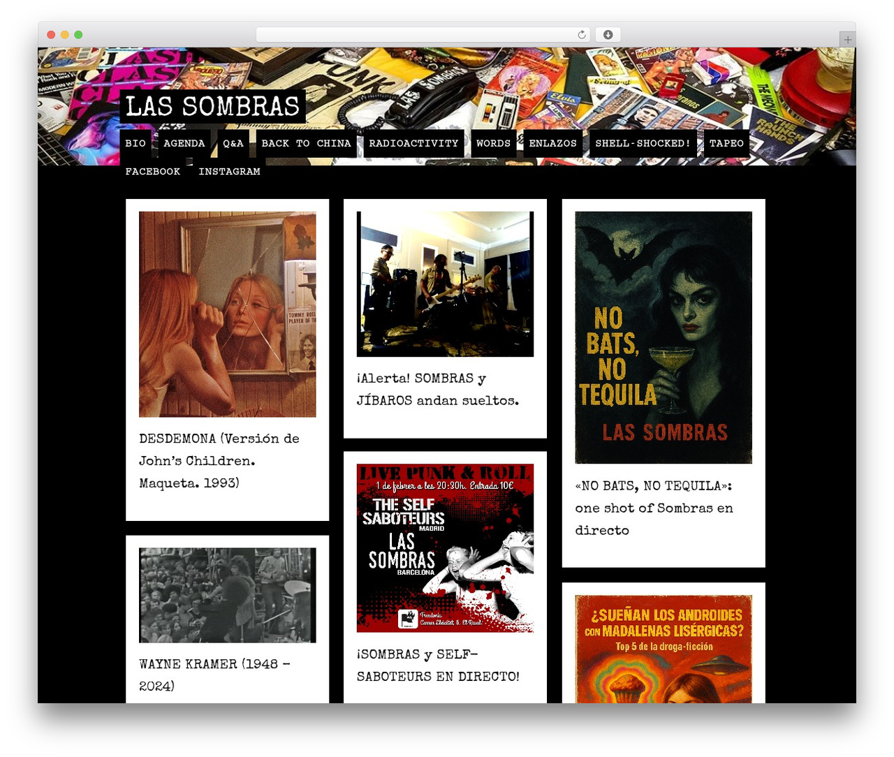 Gridz theme WordPress - lassombras.net