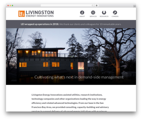 LEI theme WordPress - livingston-ei.com