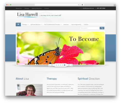 Maxx WordPress theme design - lisaharrell.com