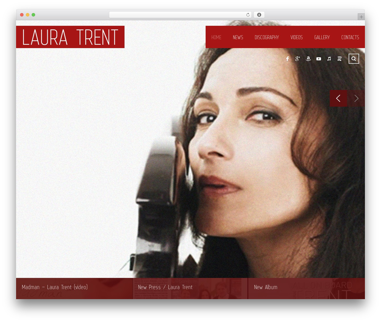 Muse best WordPress theme - lauratrent.com