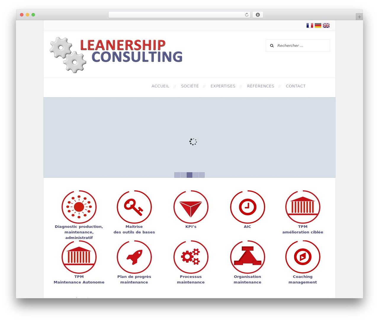 Nova best WordPress theme - leanership-consulting.com/accueil