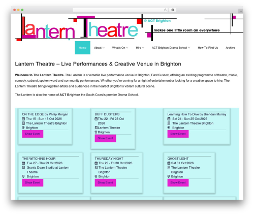 Thinkup panels WordPress plugin - lanterntheatrebrighton.co.uk