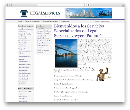 WordPress theme SWIFT - legaleservices.com