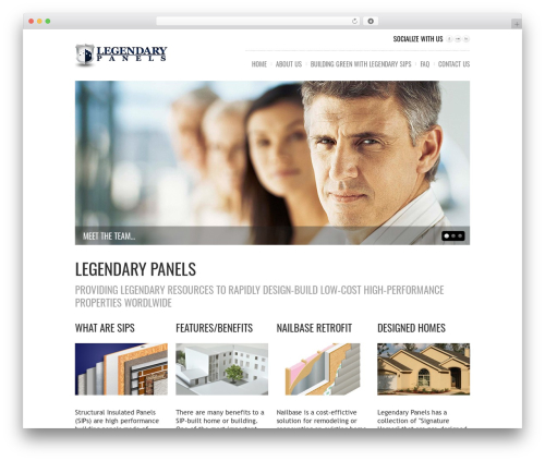 WordPress Theme 1357 WordPress theme - legendarypanels.com