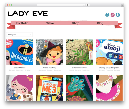WordPress theme Chariot - ladyeve.es