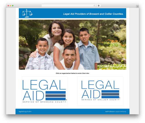 WordPress theme Flawless - legalaid.org