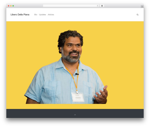 WordPress theme Rare - liberodellapiana.com