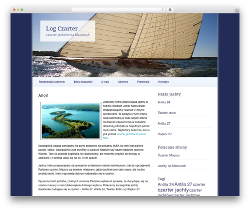 WordPress theme Wedding Bells - logczarter.pl