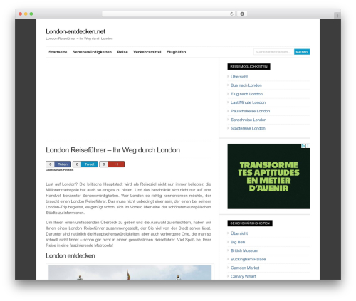 WordPress theme WP-Ellie - london-entdecken.net