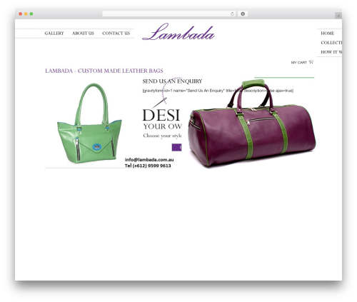 WP theme Lambada - lambada.com.au