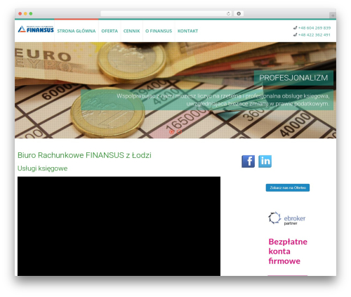 AccessPress Ray WordPress theme - finansuslodz.pl