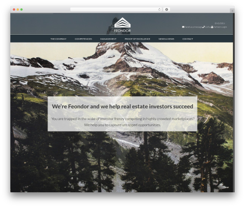 Avada WordPress theme - feondor.com