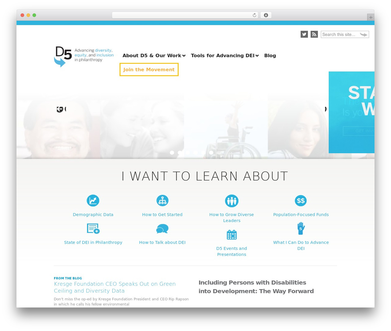 BootstrapWP WordPress theme - testd5.d5coalition.org