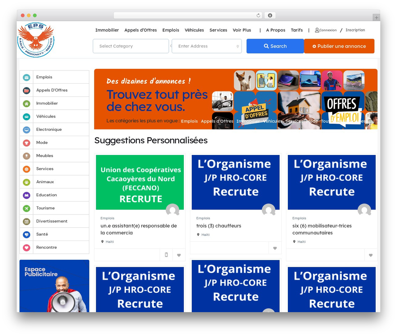 ClassiadsPro WordPress theme - epscaraibes.com ClassiadsPro WordPress theme - epscaraibes.com