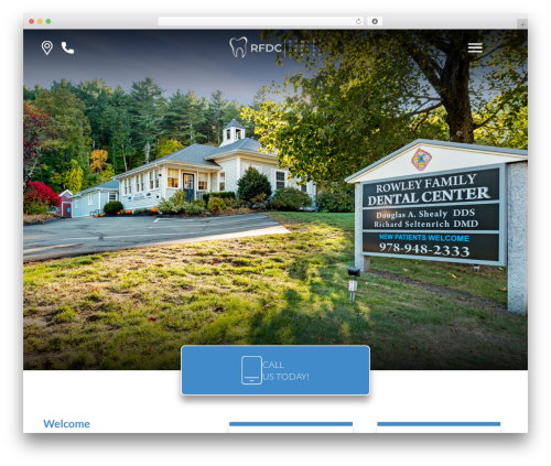 DoctorGenius Framework premium WordPress theme - rowleyfamilydental.com