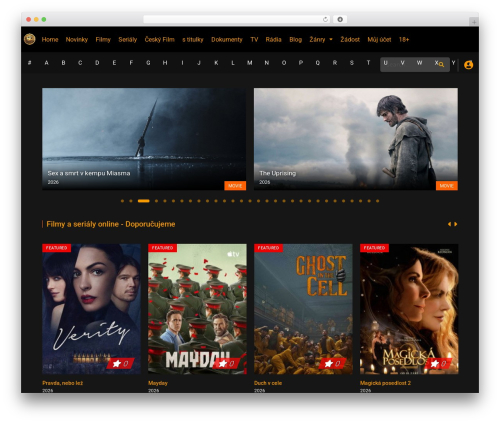 DooPlay WordPress theme - filmyzadara.cz