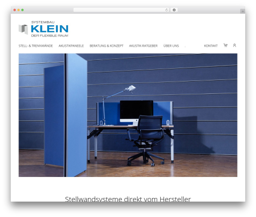 Modulbüro WordPress theme - systembau-klein.de