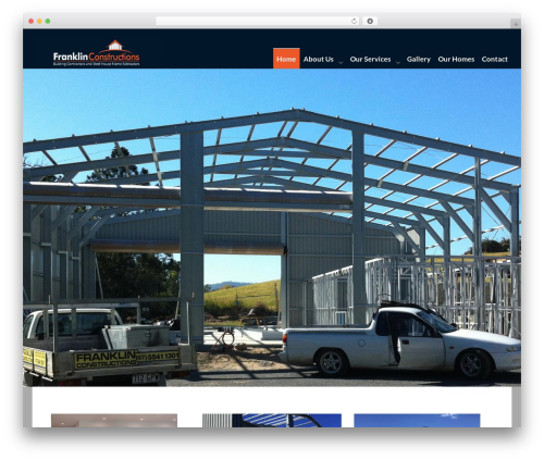 Realty WordPress theme - franklinsteelhomes.com.au