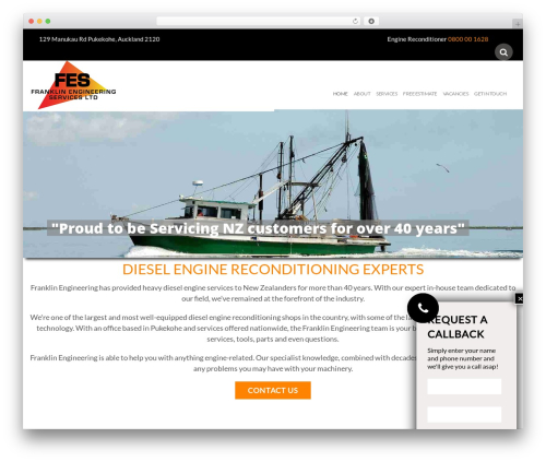 Theme WordPress cherry - franklinengineering.co.nz