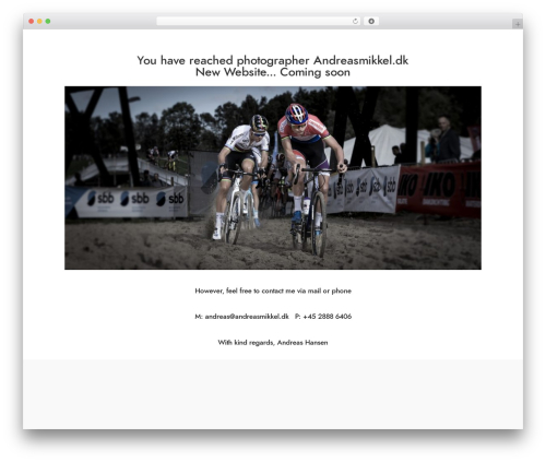 Theme WordPress Framed - andreasmikkel.dk
