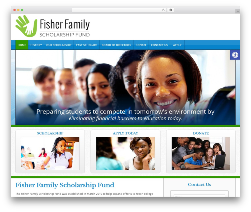 Theme WordPress Triggerfish Responsive - fisherfamilyscholarship.org