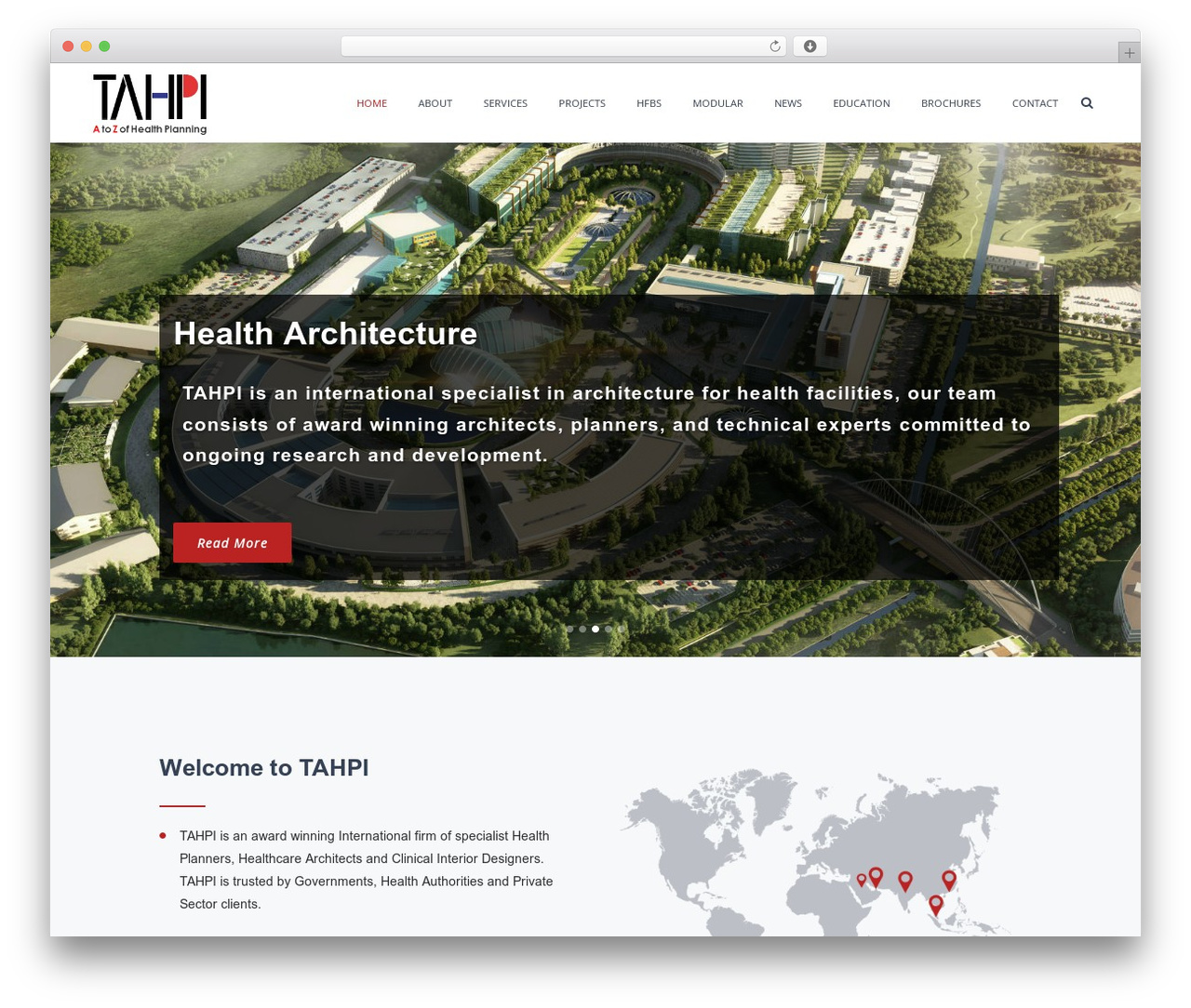 WordPress theme Bridge - tahpi.net
