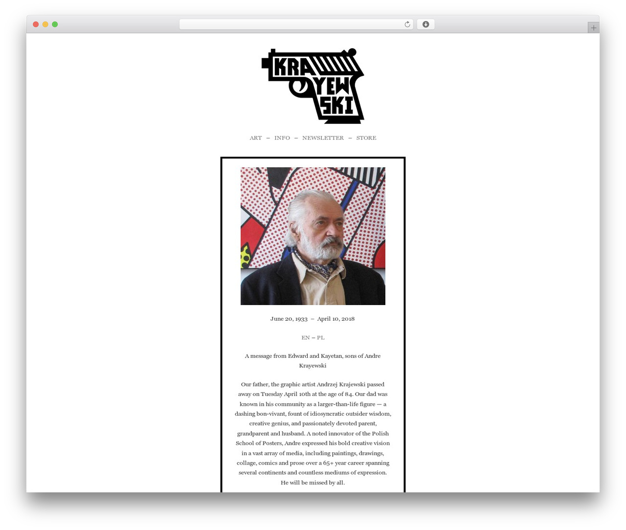 WordPress theme Foundation - Blank - andrekrayewski.com WordPress theme Foundation - Blank - andrekrayewski.com