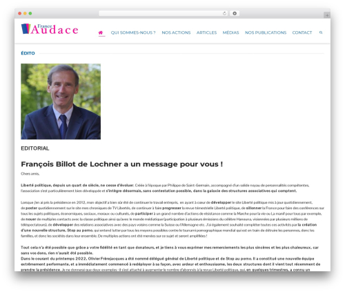 Modal_survey WordPress plugin - france-audace.fr